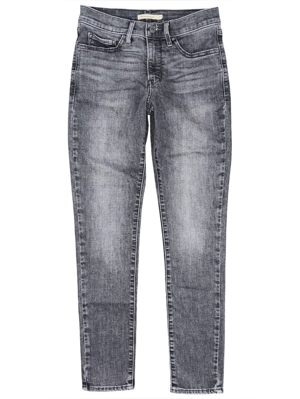 Levi’s 311 Shaping Skinny Jeans Women 27 x 30 Mid Rise Gray Stretch Denim Casual